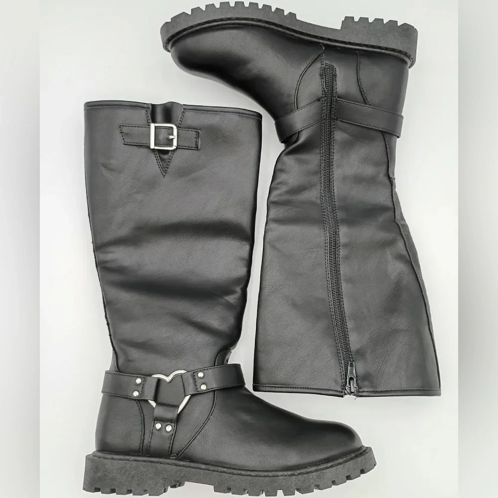 🆕Jellypop Kids Heart Faux Leather Boots
